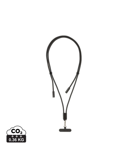 Cavo lanyard 60W regolabile LoopAmp in rPET RCS 160cm Cavo lanyard 60W regolabile LoopAmp in rPET RCS 160cm